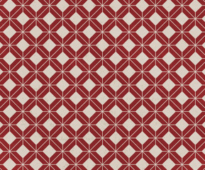 Fototapeta premium 赤色和柄の和紙テクスチャ背景素材