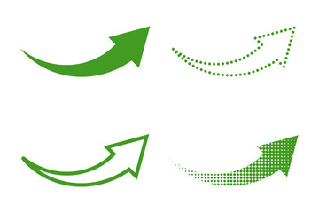 Minimalist Black flat style long up arrow icon set on transparent background for your website design, logo, app, ui.