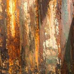 Old rusted iron metal background 