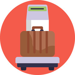 Checked or carry-on luggage for flights.