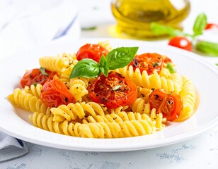 Italienische Pasta mit Cocktailtomaten