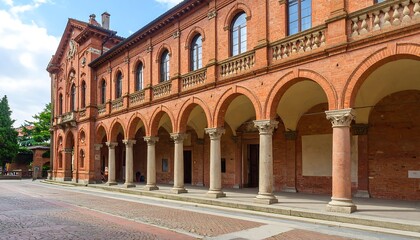 Fototapeta premium Historic Italian building facade