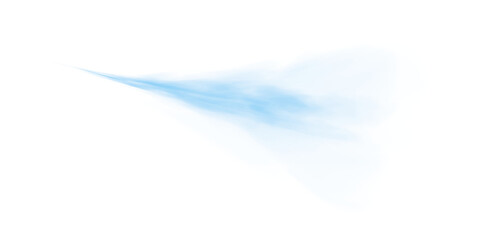 Transparent Blue Wind Trail with Twisting Motion, Soft Blur Lines, and Winter Tornado Effect for Environmental or Weather Illustrations