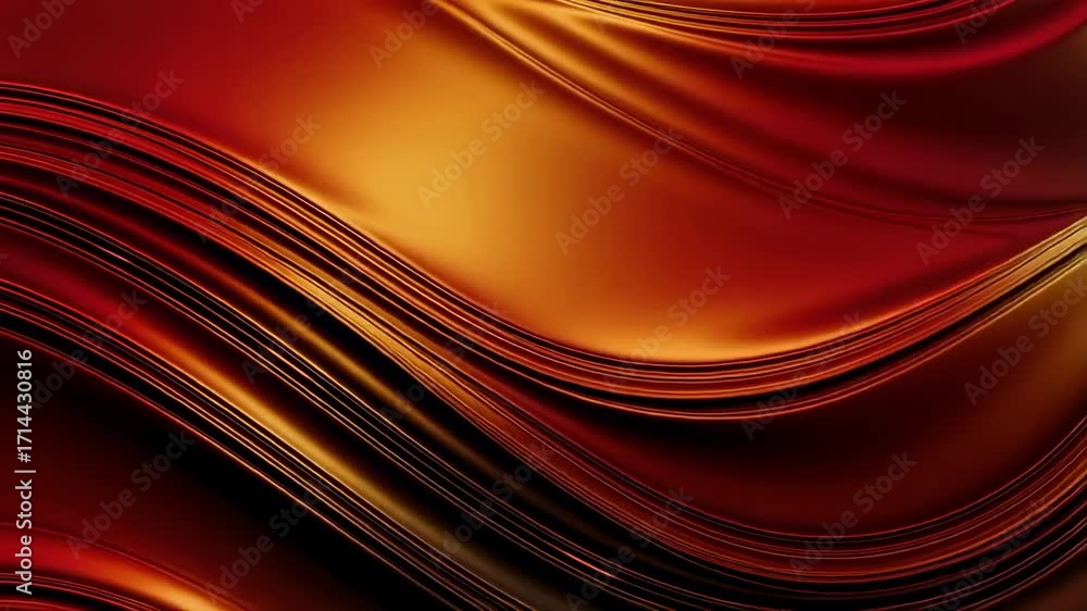 Poster abstract background with flowing copper waves for wallpaper and design projects hundredchar