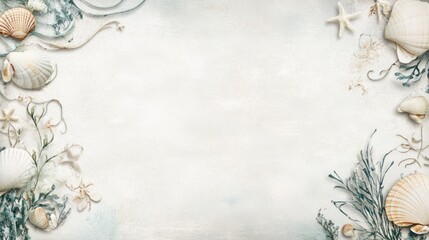 Seashell border design