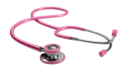 Medical stethoscope for doctor nurse healthcare professional equipment tool for diagnosis and treatment isolated on white background