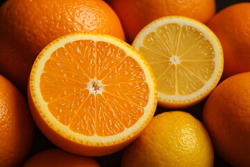 oranges freshly
