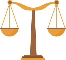 scales of justice vector illustration