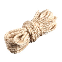 Coiled Manila Rope, isolated on transparent background