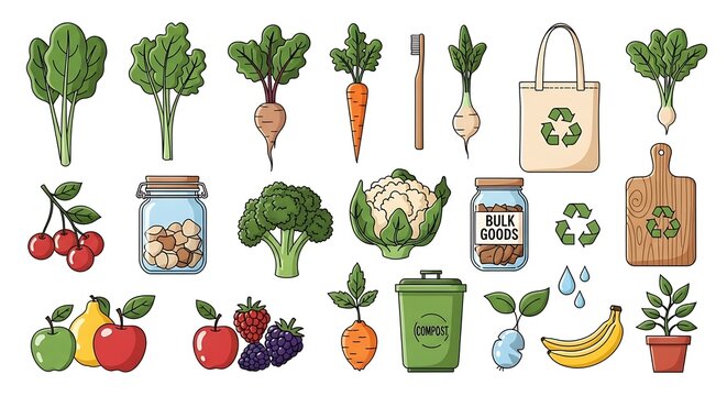 Zero Waste Lifestyle - Sustainable Living and Eco-Friendly Practices.