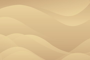 Abstract background with a beautiful blend of light and soft gold wavy shapes.