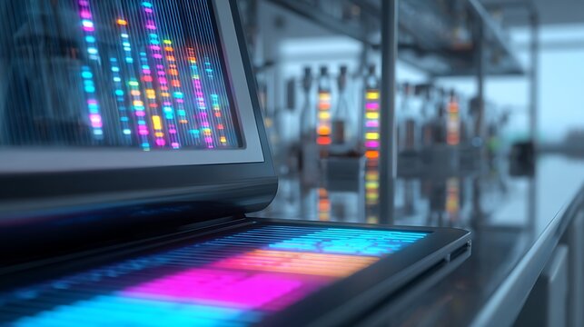 Dna sequencing machine genome analysis research laboratory genetic testing biotechnology science innovation