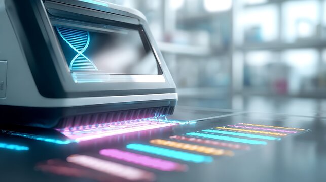 Dna sequencing machine next generation sequencing ngs technology genetic analysis for research and medicine