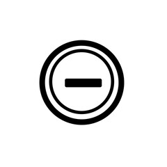 Minus math icon