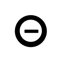 Minus math icon