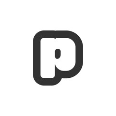 Modern Letter P Logo Design | Stylish Alphabet P Vector Branding
