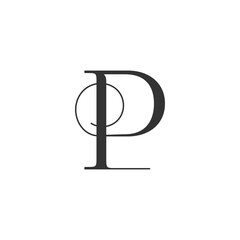Modern Letter P Logo Design | Stylish Alphabet P Vector Branding
