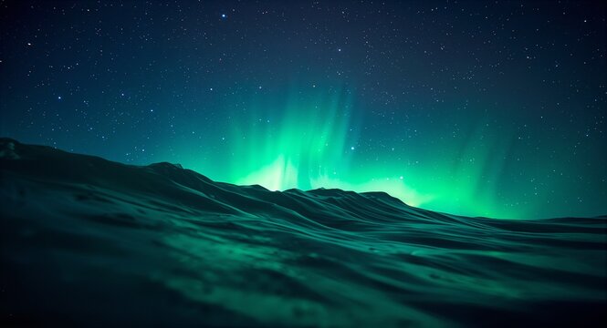Emerald green fractal swirls twisting on dark forest canvas with glowing neon accents radiating outward
