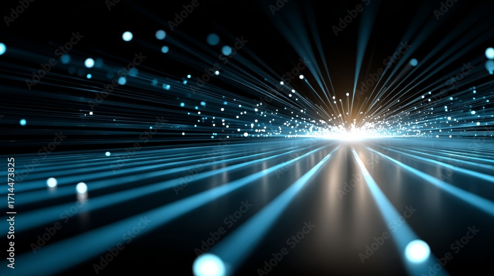 Poster digital network connection abstract background high-resolution neon glow technology environment giga