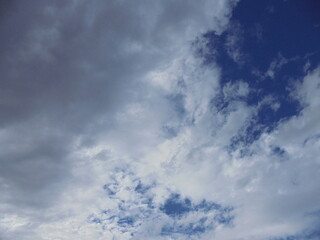 blue sky with clouds