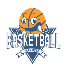 basketball slam dunk sports vector t shirt design illustration