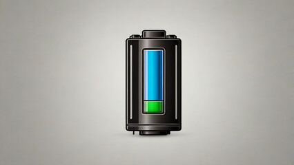 Stylized Battery Charge Indicator: Digital Power Levels, Color Segments, and the Visual Language of Modern Energy Storage Design, 8K image 