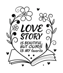 Romantic Quote Design with the Phrase “Every Love” – Vector