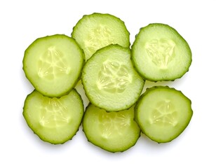 Cucumber slices