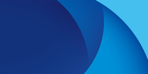 Abstract blue geometric gradient background with overlapping curved shapes and smooth layers. Perfect for digital design, wallpapers, presentations, banners, posters, and modern creative projects.
