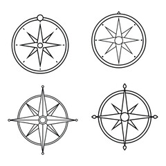 Obraz premium Compas Svg