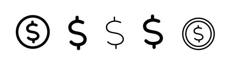 dollar icon vector illustration concept	