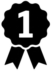 Number One Badge icon