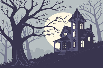 spooky-haunted-house-silhouette.eps