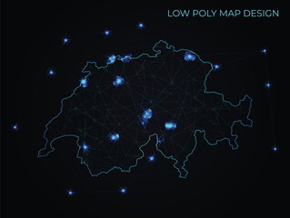 abstract digital networking connectivity vector map design	