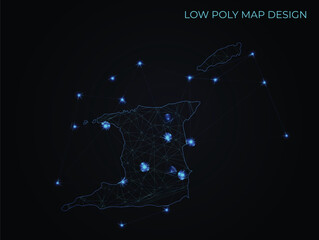 abstract digital networking connectivity vector map design	