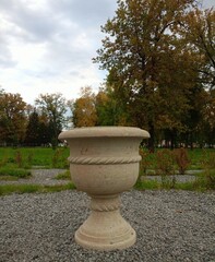 old stone vase