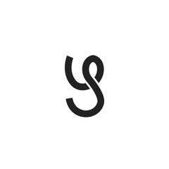 Creative logo design with initial letter Y