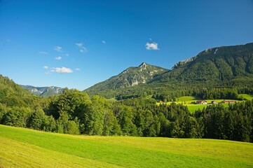 Obraz premium alpine landscape near Ruhpolding in Bavaria