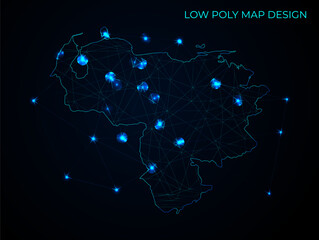 abstract digital networking connectivity vector map design	