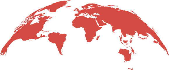 world map on white background