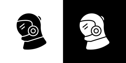 Space helmet icon vector illustration - high quality black style vector icons