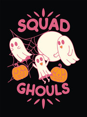Fun Spooky Design with the Phrase “Too Cute To Spook” – Vector
