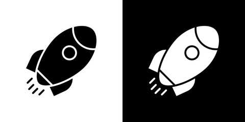Rocket icon vector illustration - high quality black style vector icons