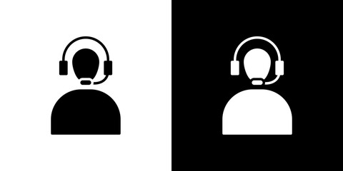 Personal assistant icon vector illustration - high quality black style vector icons