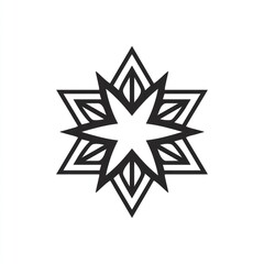 Obraz premium Geometric star design