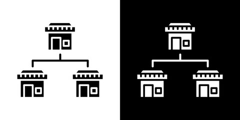 Franchise icon vector illustration - high quality black style vector icons