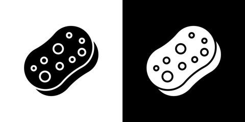 Bath sponge icon vector illustration - high quality black style vector icons