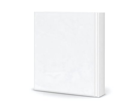 Blank white binder mockup