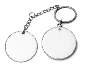 Blank metal keychains
