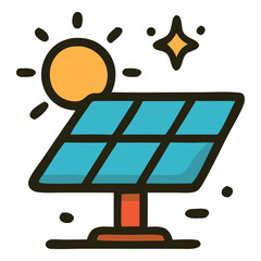 Clean energy sources such as solar panels, wind turbines, and eco-friendly technology. Perfect for projects about sustainability, renewable resources, zero emissions.